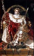 Jean Auguste Dominique Ingres Napoleon I on his Imperial Throne oil painting on canvas